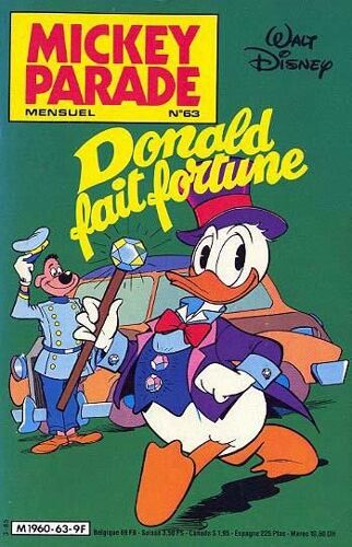 Mickey Parade N° 63 : Donald Fait Fortune