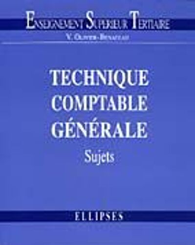 Technique Comptable Générale - Sujets