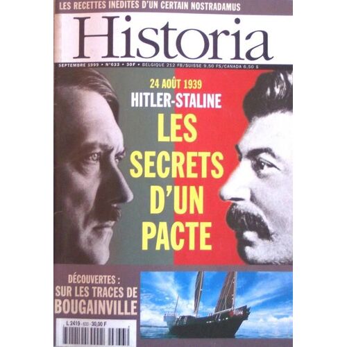Historia N° 633 : Hitler-Staline Les Secrets D'un Pacte