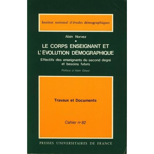 Le Corps Enseignant Et L'évolution Démographique