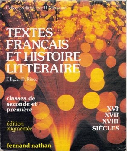 Textes Historiques Et Litteraires - Tome 1, Edition 1981