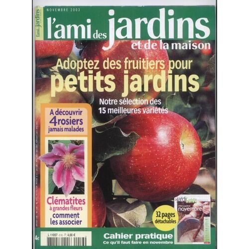 L'ami Des Jardins N° 916 : Adoptez Des Fruitiers Pour Petits Jardins