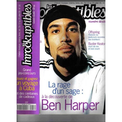 Les Inrockuptibles / Hebdo N° 18 : Ben Harper / Offspring / Breeders / Buster Keaton