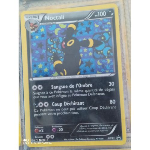 Noctali Bw93 Holo Set Promo Promos Black Star Black&white Fr