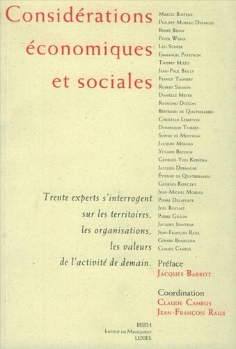Considérations Économiques Et Sociales