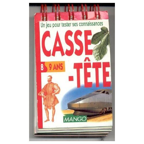 Casse-Tête - 8-9 Ans, Un Jeu Pour Tester Ses Connaissance