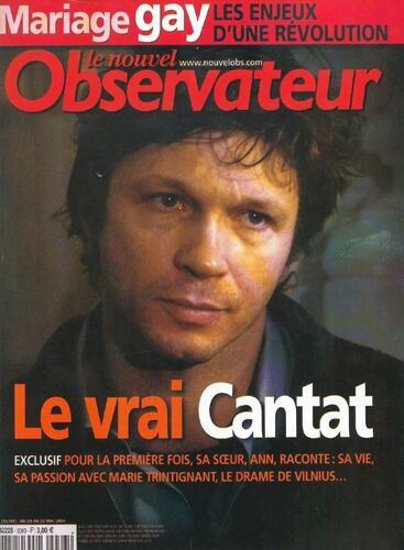 Le Nouvel Observateur N° 2063 : Le Vrai Cantat