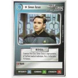 Star Trek : The Next Generation : Simon Tarses (Bords Blanc) Carte En Anglais