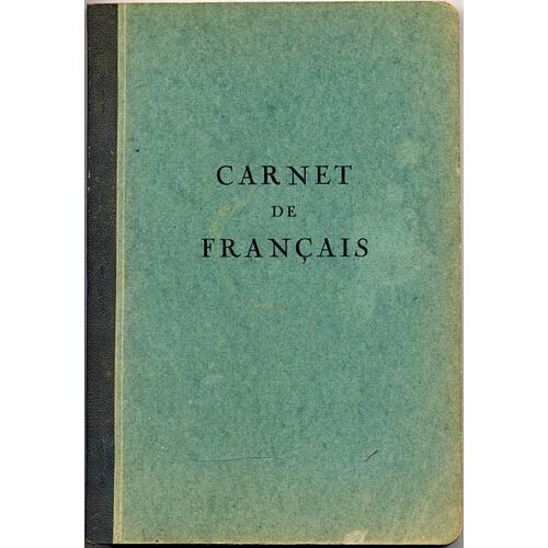 Carnet De Français Contenant Les Difficultés Courantes De La Langue Française
