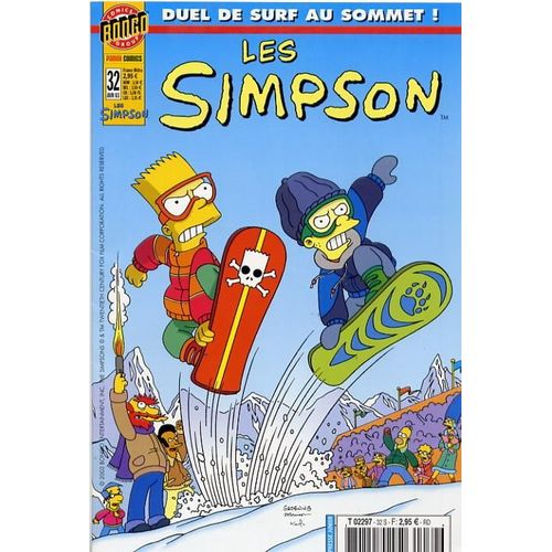 Les Simpson N° 32 : Duel De Surf Au Sommet !