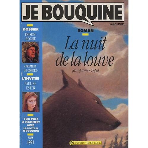 Je Bouquine Mars 1991 N° 85 : La Nuit De La Louve Livre Choisi