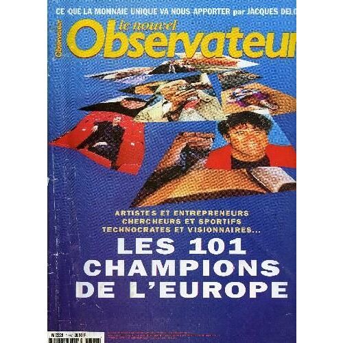 Le Nouvel Observateur N° 1747 : Les 101 Champions De L'europe