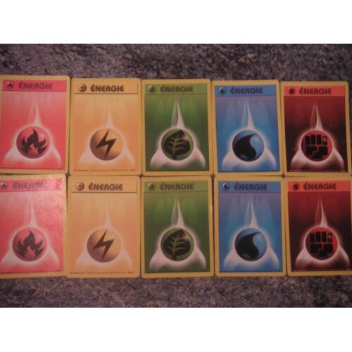 Lot 10 Cartes Énergie Pokémon