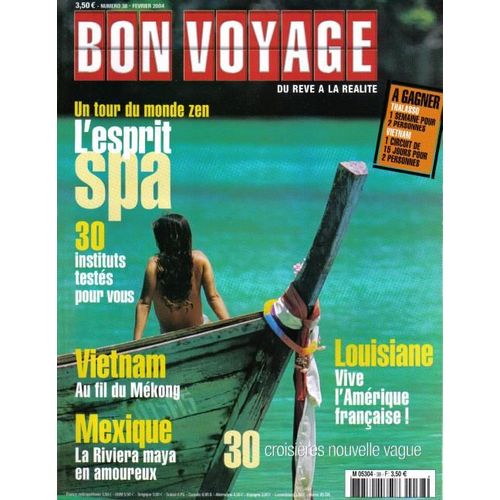 Bon Voyage N° 38 : Un Tour Du Monde Zen L'esprit Spa