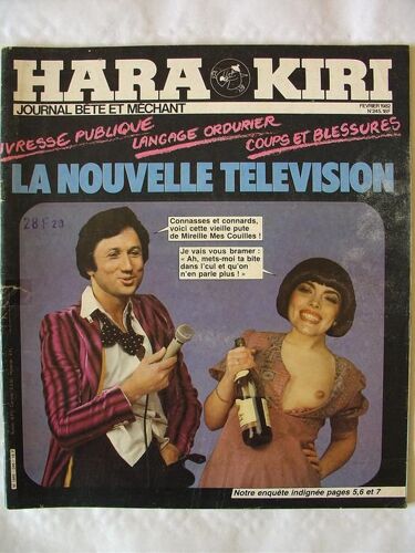 Hara Kiri Mensuel N° 245 : La Nouvelle Télévision