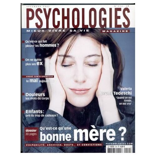 Psychologies Magazine N° 214 : Qu'est-Ce Qu'une Bonne Mère?