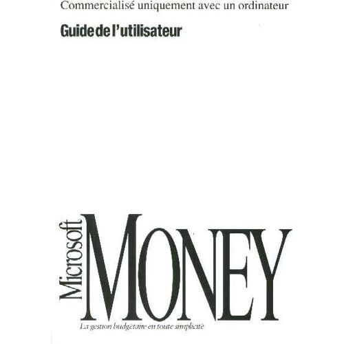 Money 3.0 Pour Windows - Guide De L'utilisateur