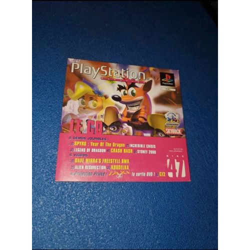 Ps1 Playstation 1 demo disc 47 spyro crash bandicoot legend of dragoon
