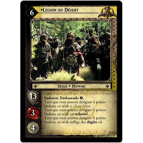 Légion Du Désert   Lotr 4r218  Vo