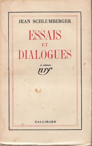 Essais Et Dialogues