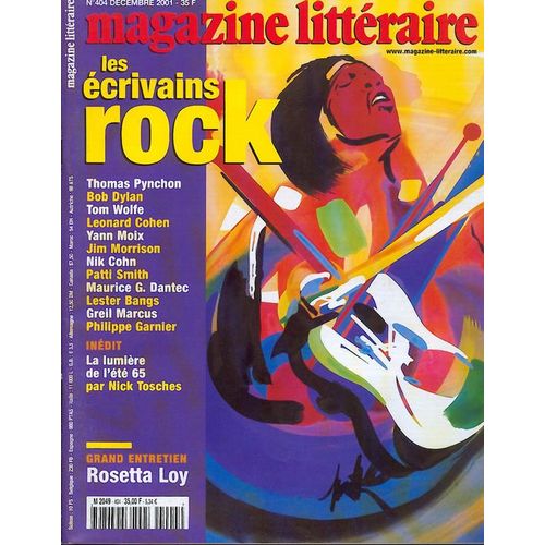 Magazine Littéraire N° 404 : Les Écrivains Rock