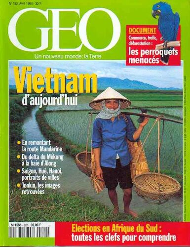 Geo - N° 182 : Vietnam - Mustang - Elections En Afrique Du Sud - Maracatu Bresilien - Sattelites - Salzbourg - Perroquets