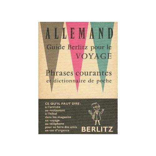 L'allemand Pour Le Voyage
