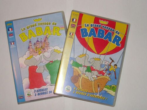 Le Grand Voyage De Babar - Vol. 1 + 2 - Pack