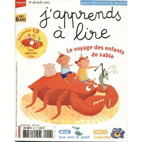 J'apprends A Lire N° 48 - Le Voyage Des Enfants De Sable