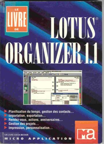 Le Livre De Lotus Organizer