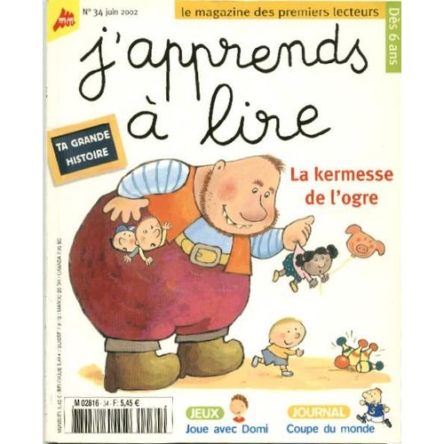 J'apprends A Lire N° 34 : La Kermesse De L'ogre