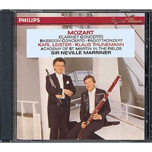 Concertos Pour Clarinette, Concertos Pour Basson Leister