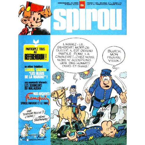 Spirou N° 1904 : Les Tuniques Bleues : Les Bleus De La Marine