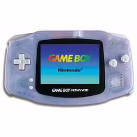 Nintendo Game Boy Advance bleu glacier transparent