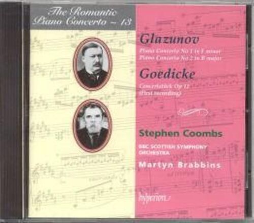 Concertos Pour Piano Nos. 1 & 2 Coombs, Piano