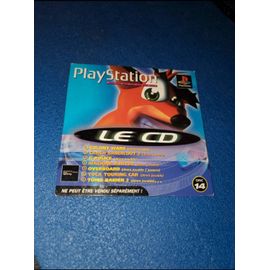 Ps1 Playstation 1 disc 14 magazine crash bandicoot 2 overboard tomb raider 2