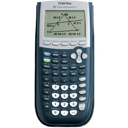 Texas Instruments TI-84 Plus - Calculatrice graphique - USB - 10 chiffres + 2 exposants - pile, pile de sauvegarde mémoire