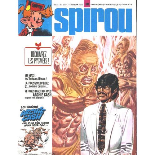 Spirou N° 1809 : 14 Pages D'action Avec Archie Cash