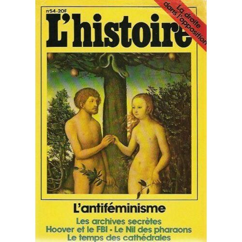 L'histoire N° 54 : L'antifeminisme