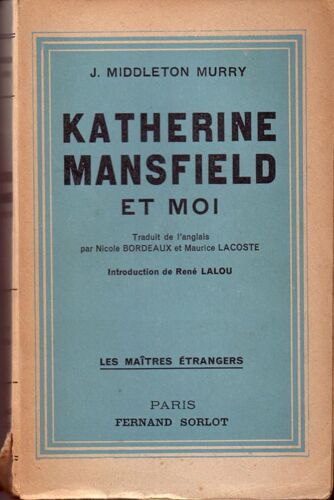 Katherine Mansfield Et Moi
