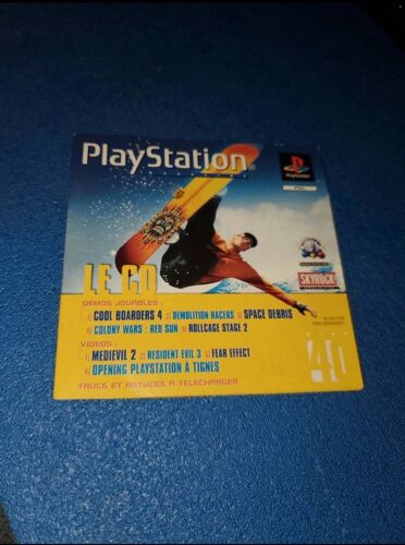 Ps1 Playstation 1 demo disc 40 magazine cool boarders démolition racers