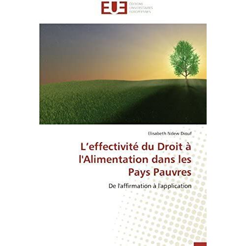L'effectivité Du Droit À L'alimentation Dans Les Pays Pauvres