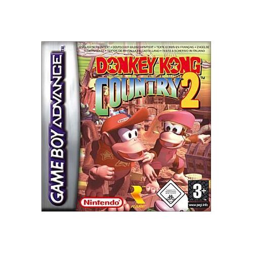 Donkey Kong Country 2 - Ensemble Complet - Game Boy Advance - Cartouche De Jeu