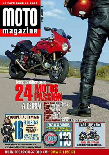 Moto Magazine N° 208 : 24 Motos Passion / 16 Blousons