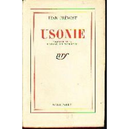 Usonie - Esquisse De La Civilisation Américaine