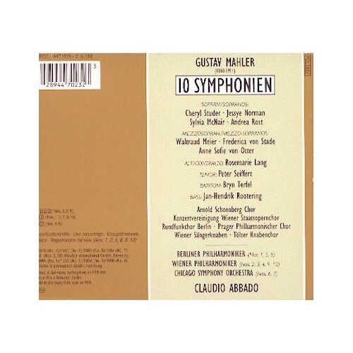 Symphonies 1 À 9 & Adagio De La No. 10 - Intégrale