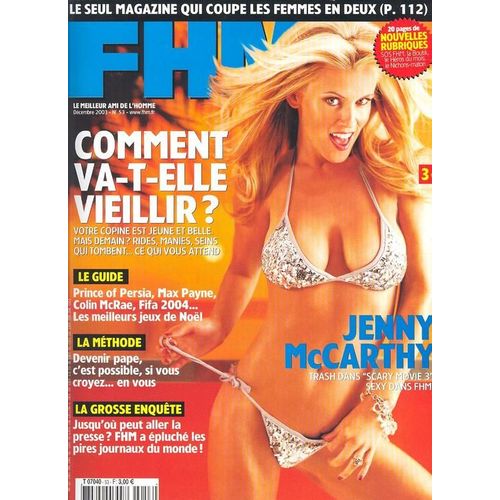 Fhm  N° 53 : Comment Va T'elle Viellir-Jenny Mc Carthy
