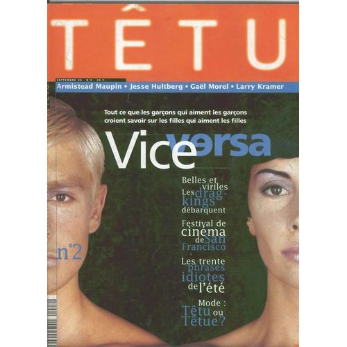 Tetu N° 02 : Armistead Maupin, Jesse  Hultberg, Gaël Morel, Larry Kramer, Drag Kings, Festival Cinéma De  San Francisco...