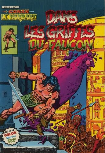Conan Le Barbare N° 13, Dans Les Griffes Du Faucon