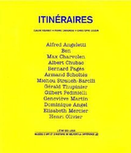 Itinéraires - Alfred Angeletti, Ben, Max Charvolen,
